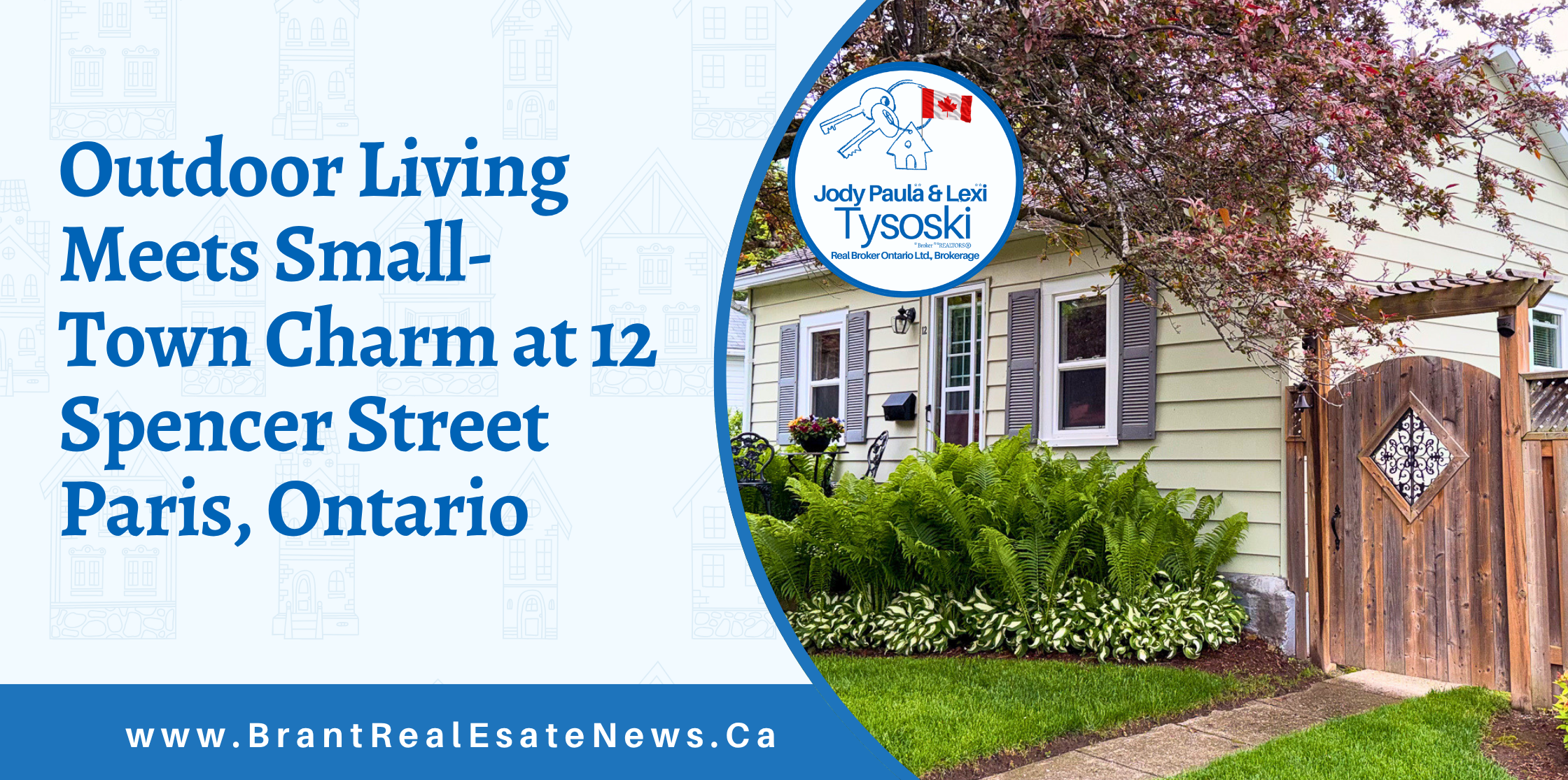 Outdoor Living Meets Small-Town Charm at 12 Spencer Street Paris, Ontario